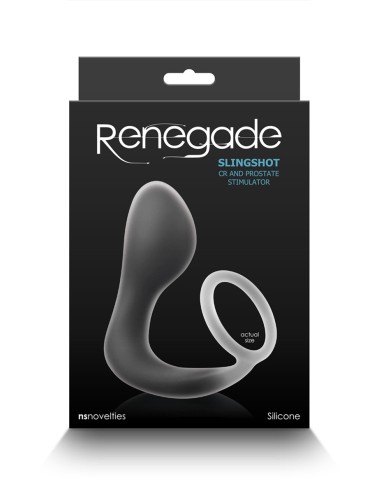 Plug prostatique avec cockring Renegade Slingshot