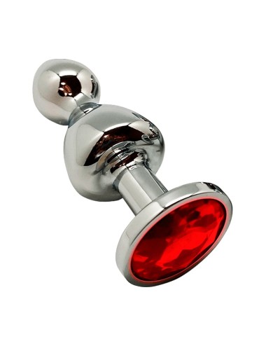 Plug bijou Lollypop rouge L - Wooomy