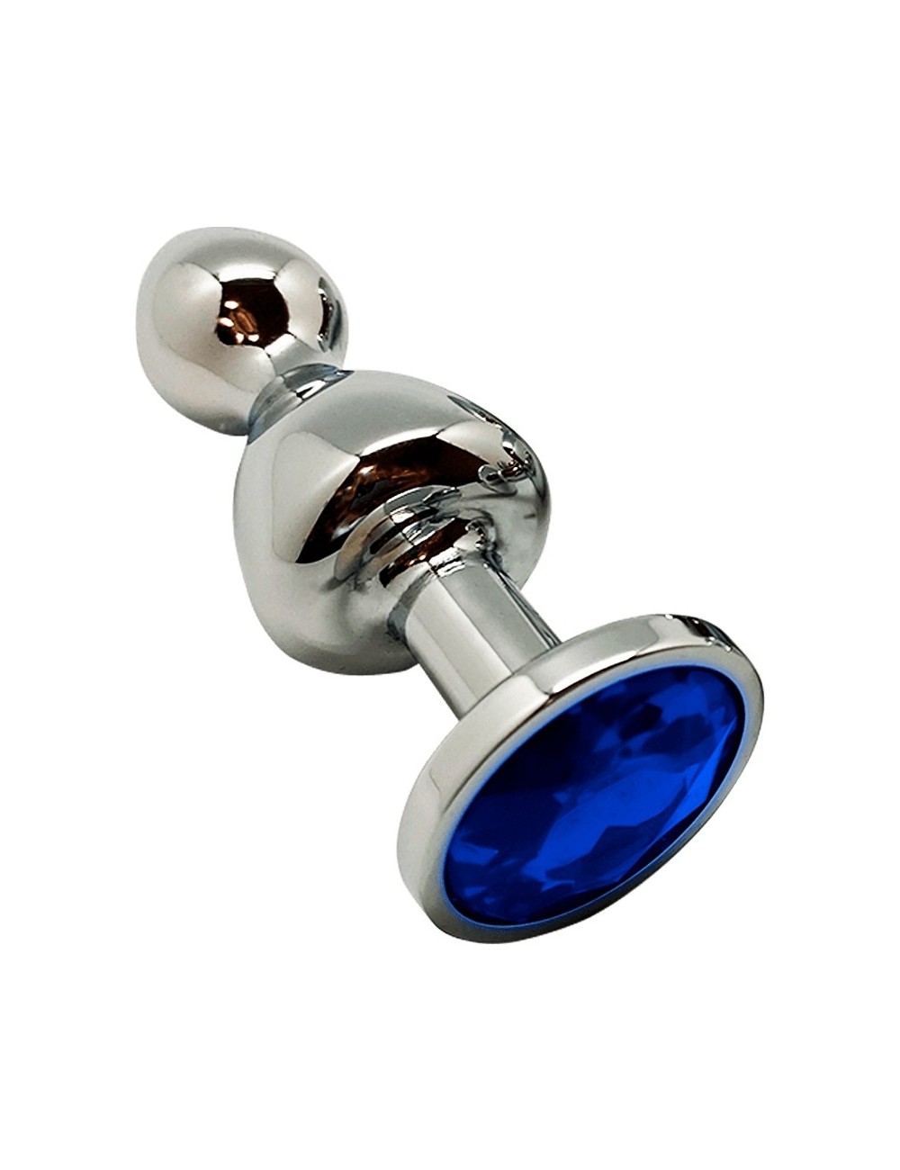 Plug bijou Lollypop bleu L - Wooomy