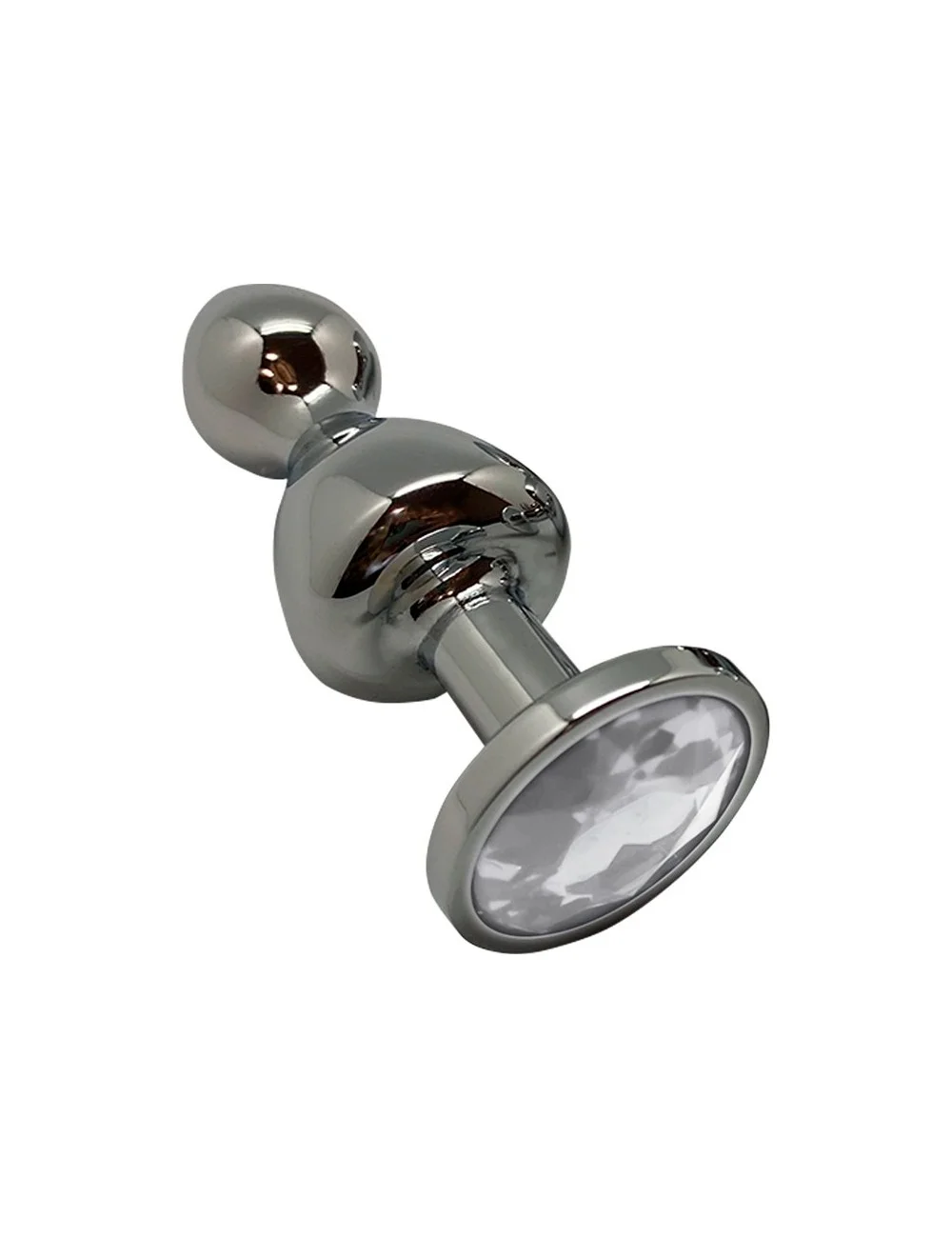 Plug bijou Lollypop transparent M - Wooomy Plug bijou Lollypop transparent M - Wooomy