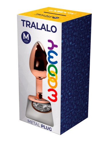 Plug bijou Tralalo transparent M - Wooomy