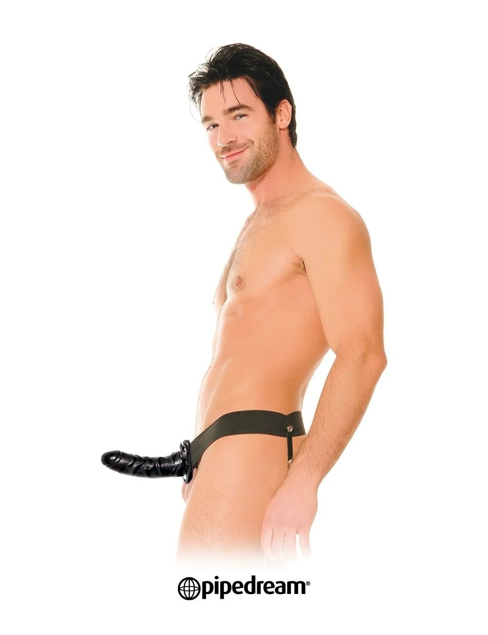 Gode-ceinture creux noir 15 cm Gode-ceinture creux noir 15 cm