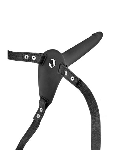 Gode ceinture noir vibrant Fetish Tentation