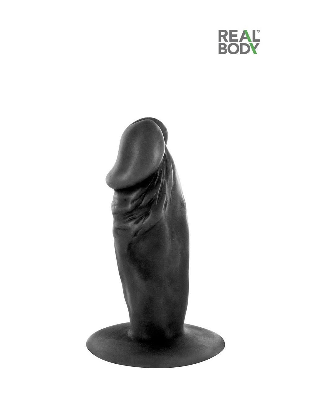 Plug anal réaliste noir 11 cm - Real Tim