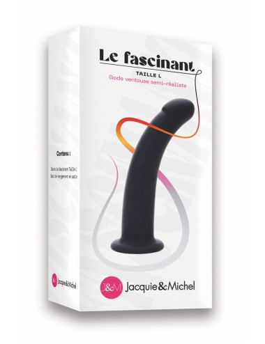 Gode ventouse Le fascinant 18x3,8cm - Jacquie et Michel