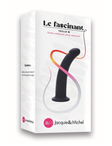 Gode ventouse Le fascinant 15x3cm - Jacquie et Michel