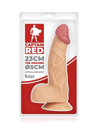 Gode Amazing 23 x 5 cm - Captain Red