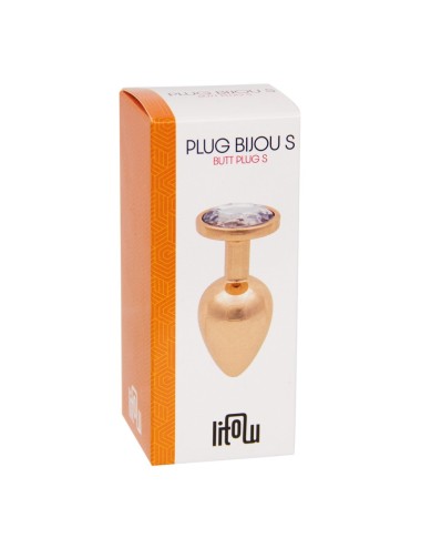 Plug bijou rose gold S - Litolu