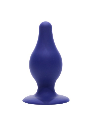 Plug anal double densité bleu 9,3 cm - SilexD