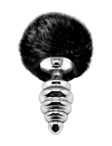 Plug métal Fluffy Twist L noir - Alive