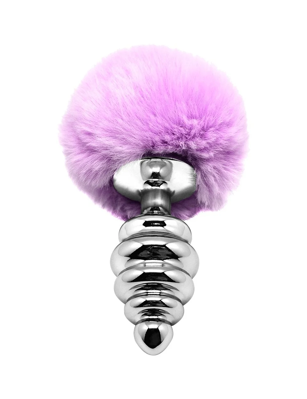 Plug métal Fluffy Twist L mauve - Alive Plug métal Fluffy Twist L mauve - Alive