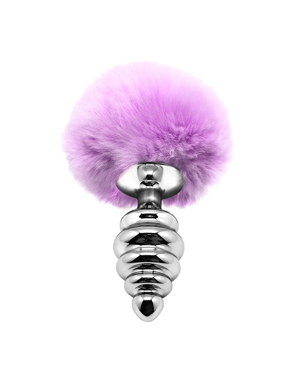 Plug métal Fluffy Twist M mauve - Alive Plug métal Fluffy Twist M mauve - Alive