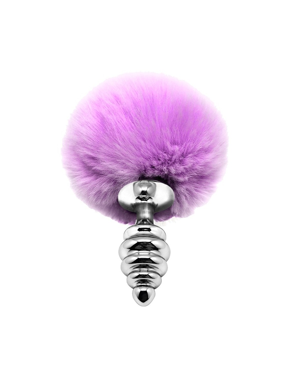 Plug métal Fluffy Twist S mauve - Alive