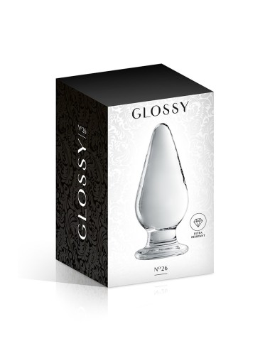 Plug anal verre Glossy Toys n° 26 Clear