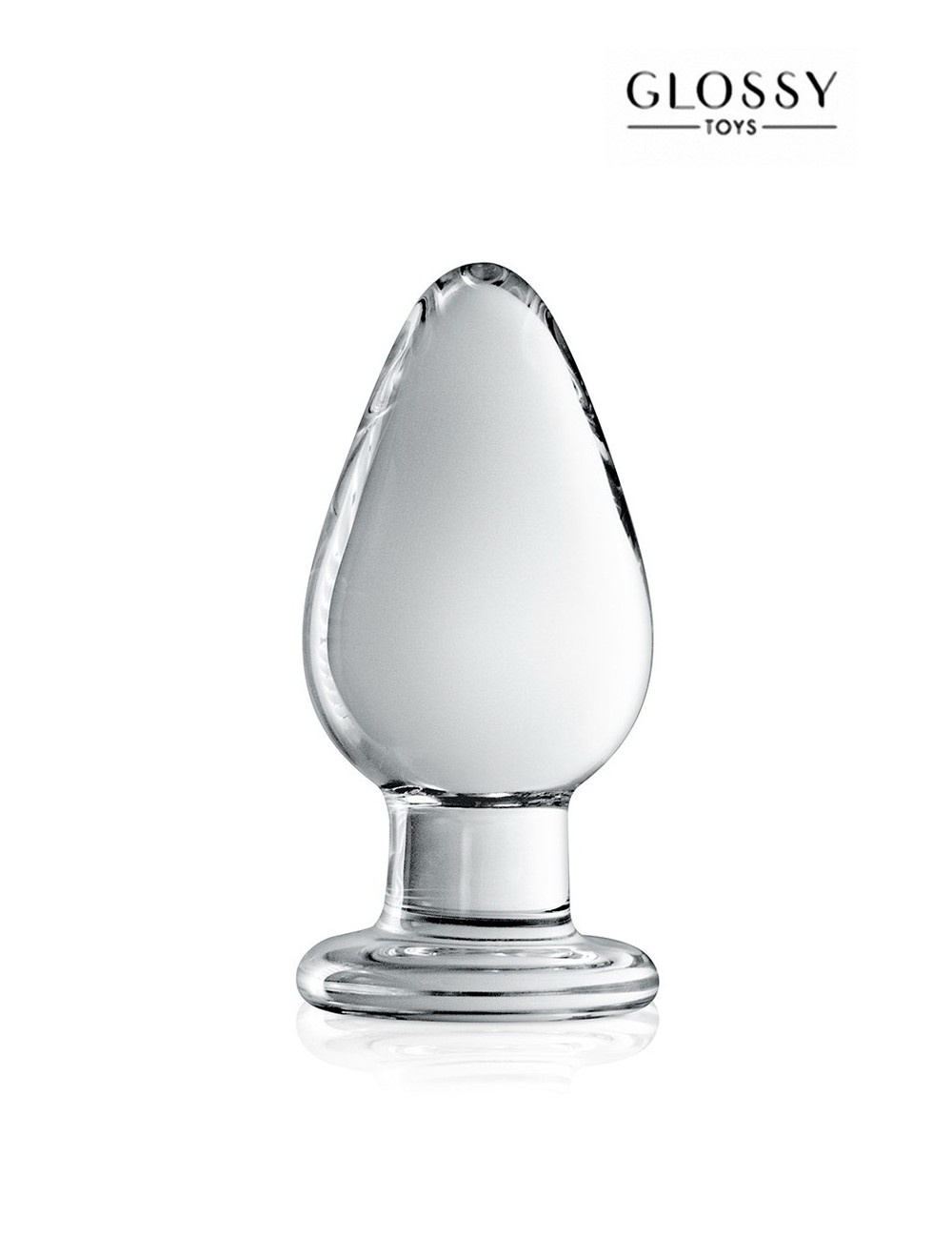Plug anal verre Glossy Toys n° 25 Clear Plug anal verre Glossy Toys n° 25 Clear