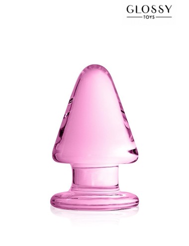 Plug anal verre Glossy Toys n° 23 Pink