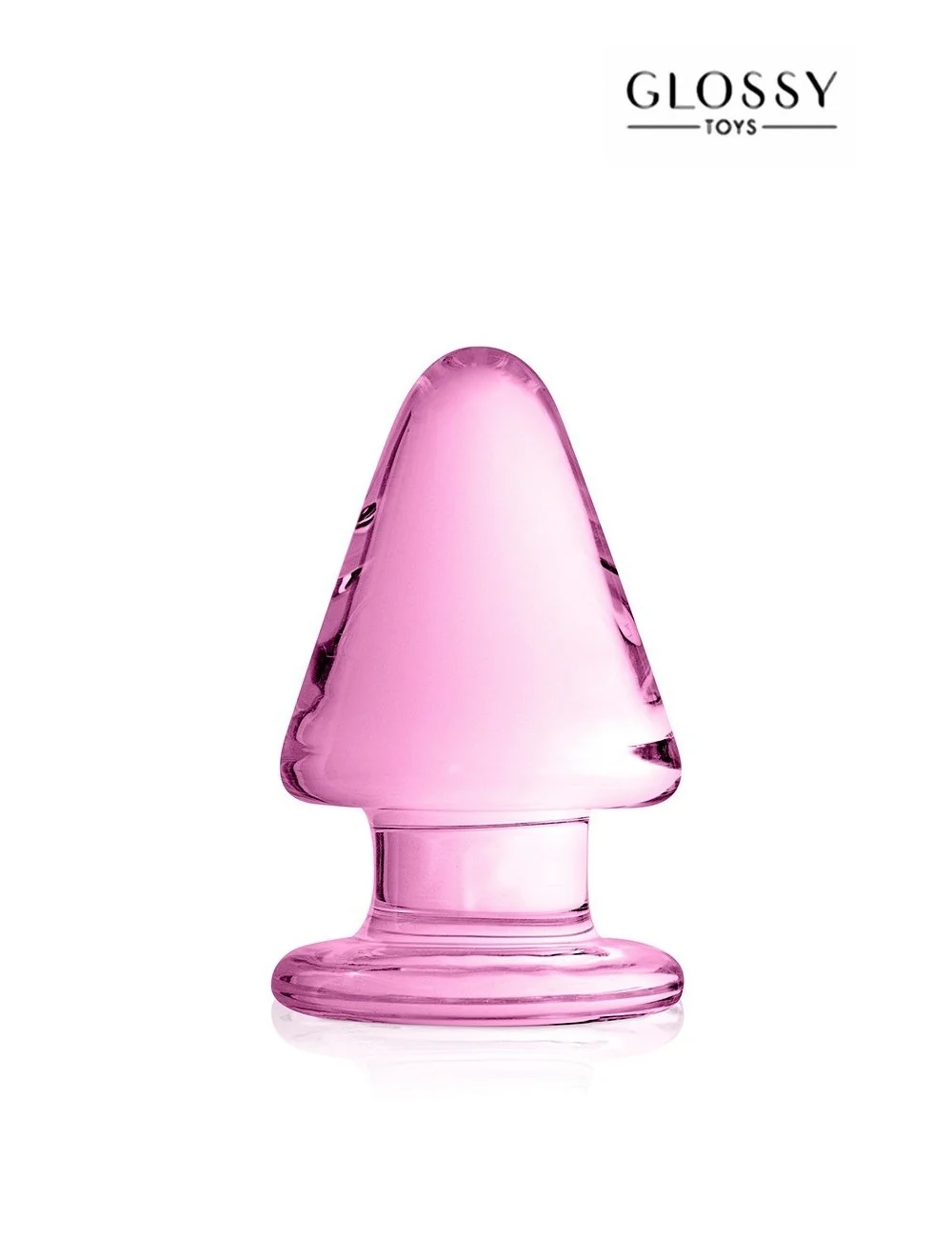Plug anal verre Glossy Toys n° 23 Pink Plug anal verre Glossy Toys n° 23 Pink