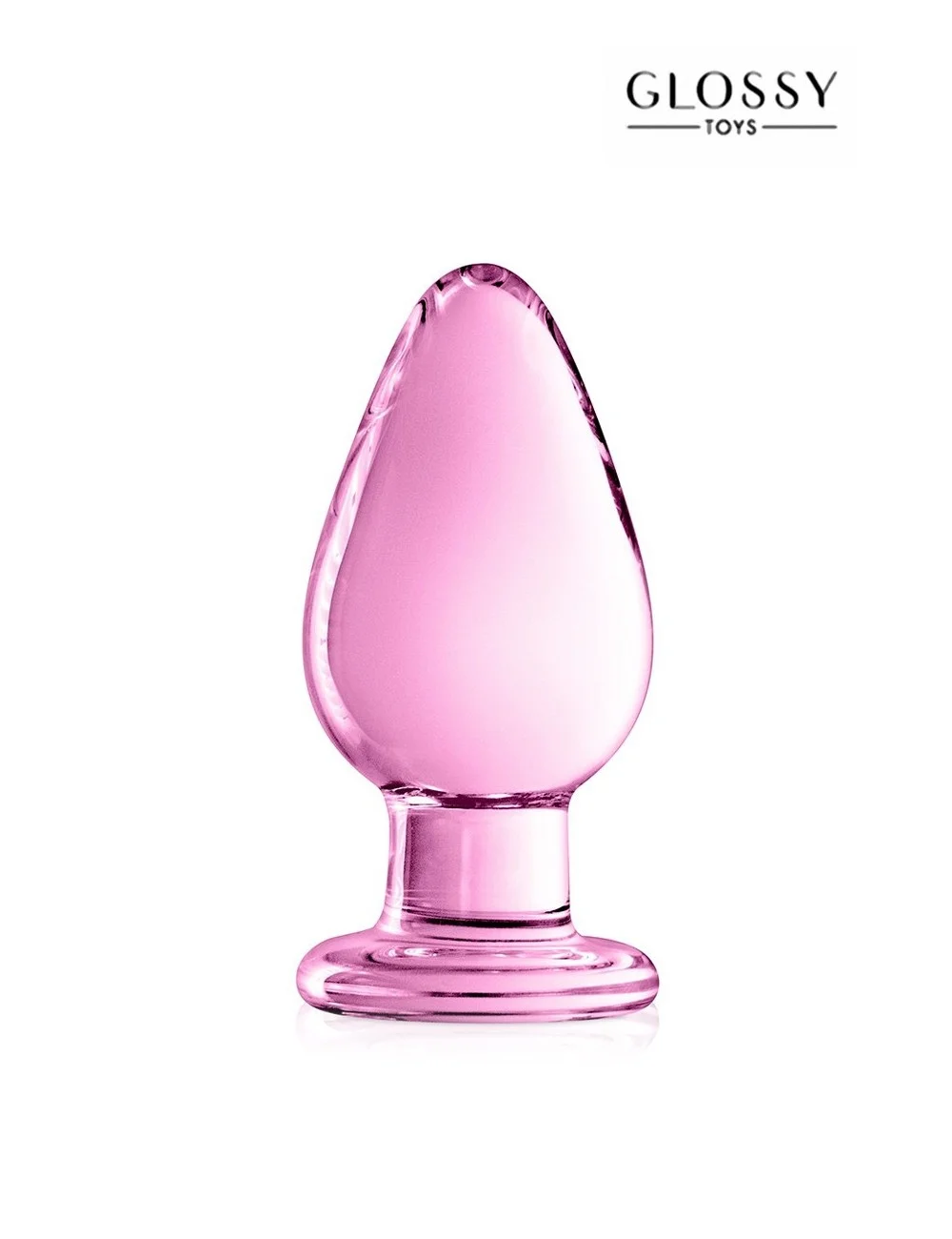 Plug anal verre Glossy Toys n° 25 Pink Plug anal verre Glossy Toys n° 25 Pink