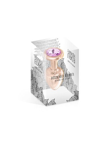 Plug bijou aluminium rose gold XS - Hidden Eden