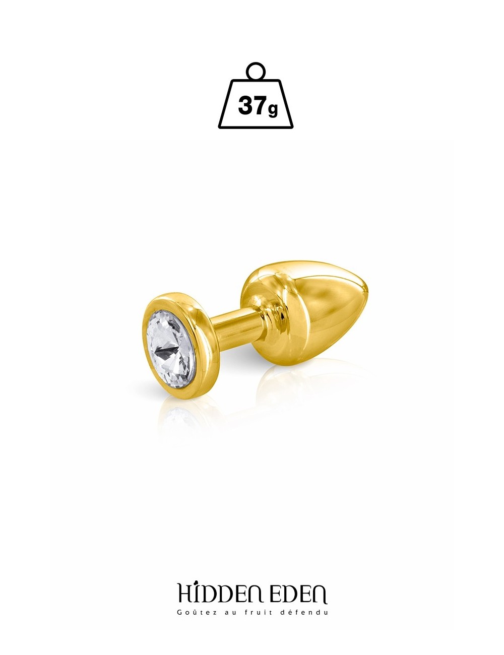 Plug bijou aluminium gold XS - Hidden Eden Plug bijou aluminium gold XS - Hidden Eden