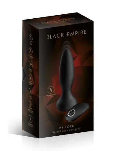 Plug anal va-et-vient télécommandé - Black Empire