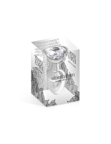 Plug bijou coeur aluminium S - Hidden Eden