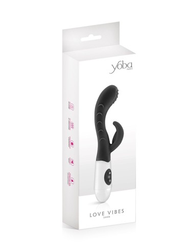 Vibromasseur Rabbit Leola noir - Yoba