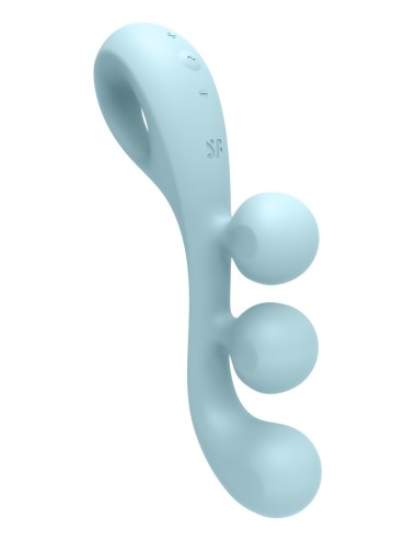 Multi-vibromasseur Tri Ball 2 bleu - Satisfyer