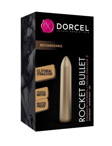 Mini vibro Rocket Bullet doré - Dorcel