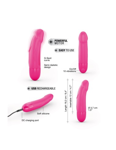 Vibro rechargeable Real Vibration rose S 2.0 - Dorcel