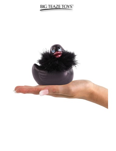 Mini canard vibrant Duckie Paris - noir