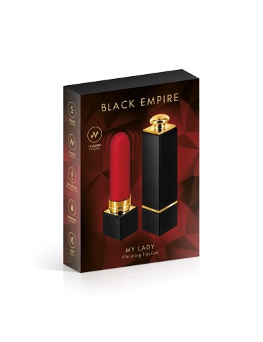 Mini vibro rouge à lèvres My Lady - Black Empire