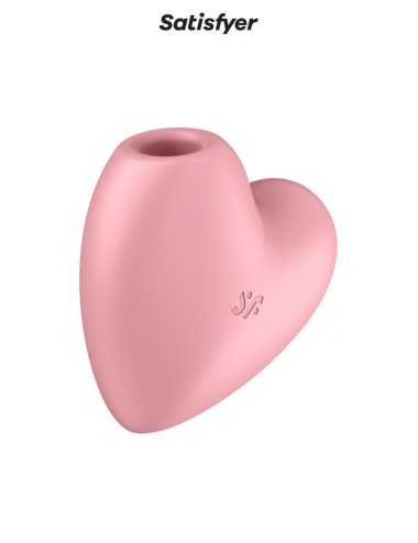 Double stimulateur Cutie Heart rose - Satisfyer