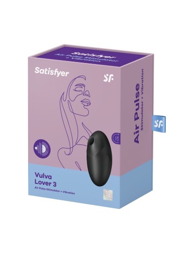 Double stimulateur Vulva lover 3 Noir - Satisfyer