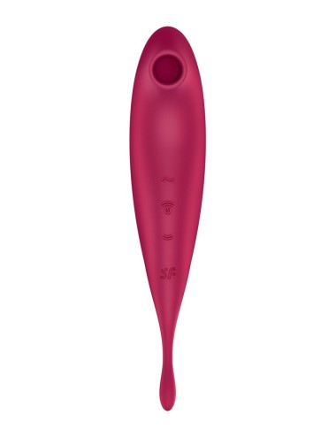 Stimulateur Satisfyer Twirling Pro Connecté rouge