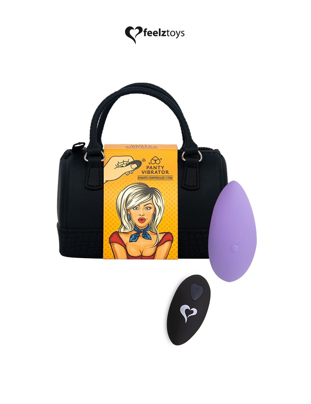 Stimulateur télécommandé Panty Vibe violet - FeelzToys