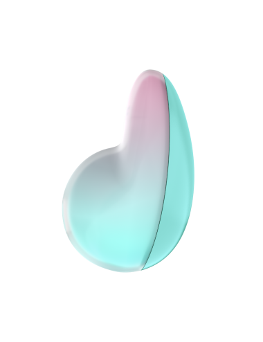 Stimulateur clitoridien par onde de pression sans contact et par vibration USB vert et rose, Pixie Dust Satisfyer - CC597837