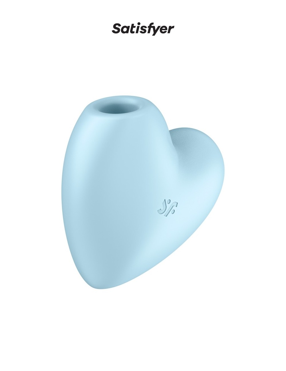 Double stimulateur Cutie Heart bleu - Satisfyer