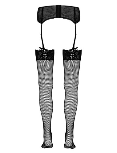 Bas résille noir - Cotelli Legwear