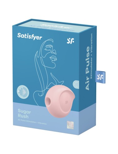 Double stimulateur Sugar Rush rose - Satisfyer