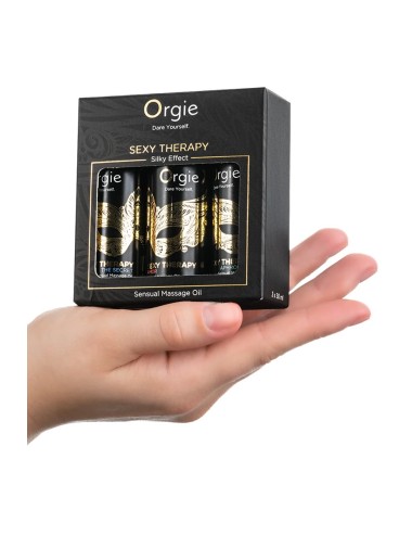 Coffret 3 huiles de massage sensuel Sexy Therapy Collection