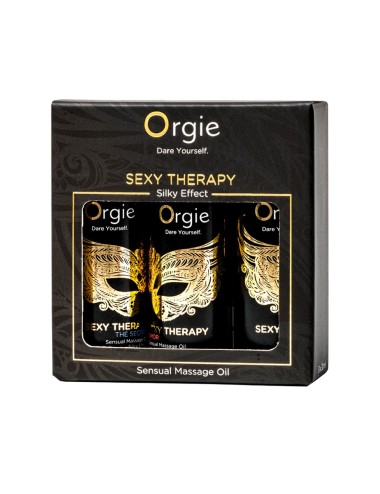 Coffret 3 huiles de massage sensuel Sexy Therapy Collection