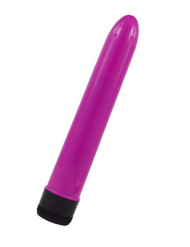 Vibromasseur dur rose violet 17.5 cm - ZOD-010