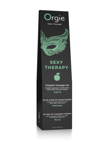 Huile de massage embrassable Sexy Therapy Pomme