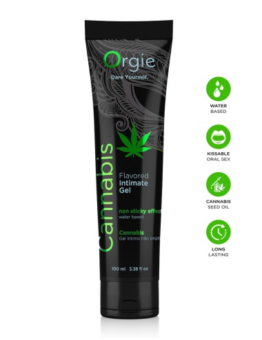 Lubrifiant eau Lube Tube Cannabis 100ml