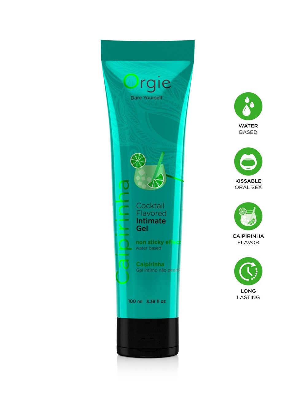 Gel intime Lube Tube Cocktail Caipirinha 100ml Gel intime Lube Tube Cocktail Caipirinha 100ml