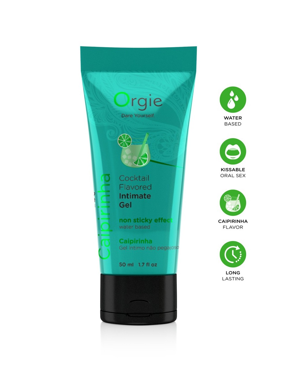 Gel intime Lube Tube Cocktail Caipirinha 50ml Gel intime Lube Tube Cocktail Caipirinha 50ml