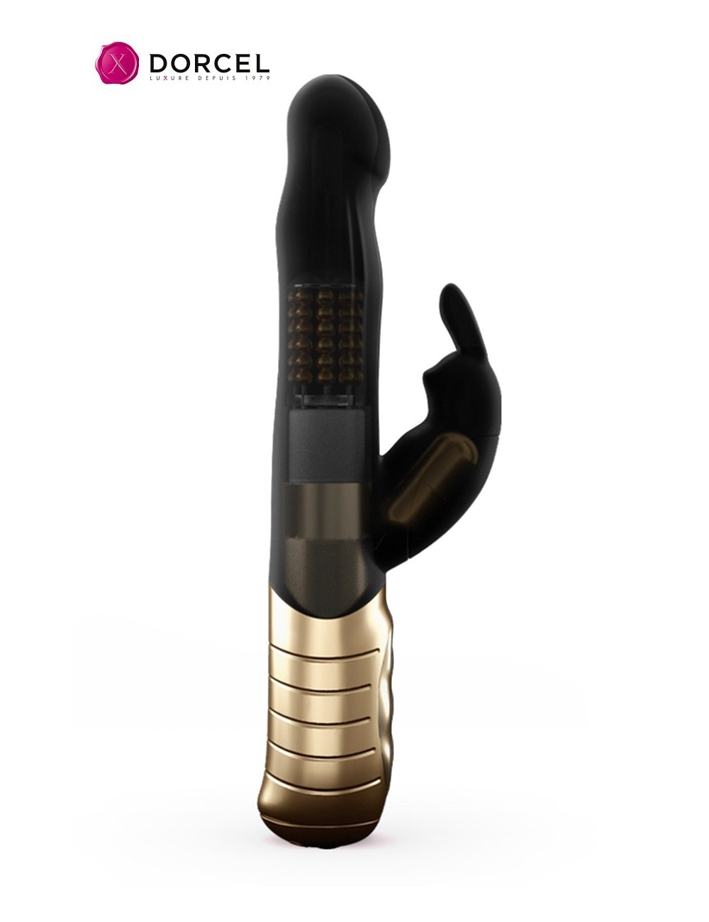 Vibro rechargeable Baby Rabbit noir 2.0 - Dorcel