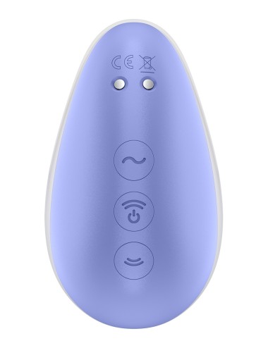Stimulateur Pixie Dust air pulsé et vibrations - rose et violet
