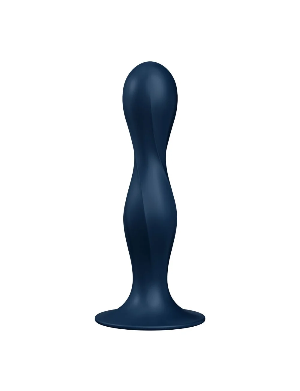 SATISFYER - DILDO EN SILICONE DOUBLE BALL-R BLEU